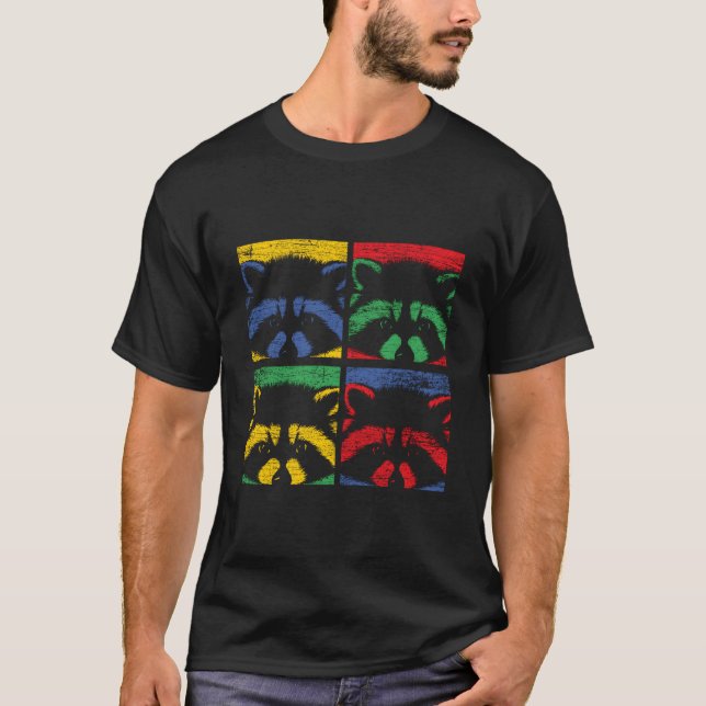 T-shirt Raton laveur Pop (Devant)