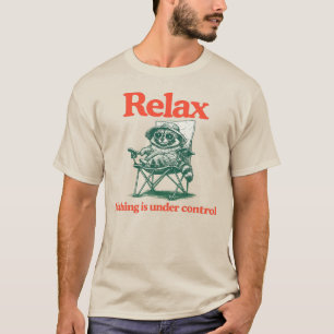 T-shirt Raton laveur vintage détendu - Rien n'est sous con