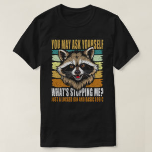 T-shirt Raton laveur vintage Qu'est-ce qui m'arrête Panda 
