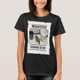 T-shirt Ratons laveurs ivres drôles recherchés récompense