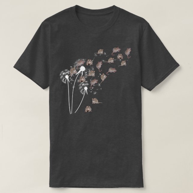 T-shirt Rats Dandelion Douloureux Collection Rats mignons  (Design devant)