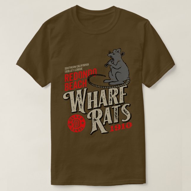 T-shirt Rats du quai de Redondo Beach (Design devant)