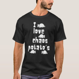 T-shirt Rats J'aime le chaos pommes de terre