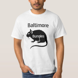 T-shirt RATS "lapins" de Baltimore -- affaire avec elle !
