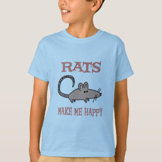 T-shirt Rats Make Me Happy