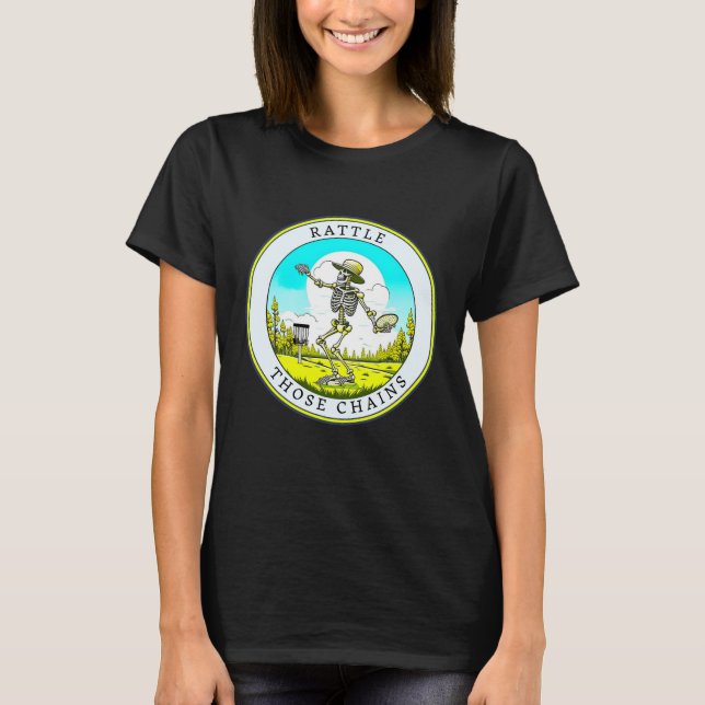 T-shirt Rattle Ces Chaînes | Disk Golf (Devant)