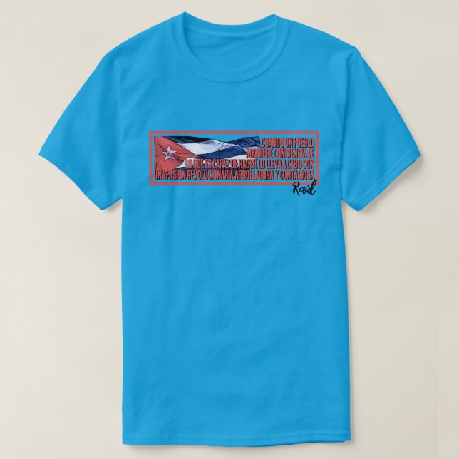 T-shirt Raúl Castro (Design devant)