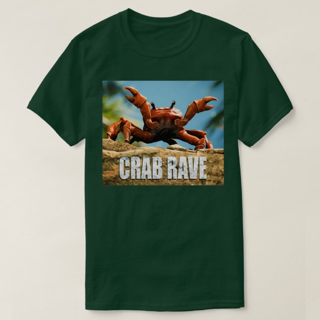 T-shirt Rave de crabe (Design devant)