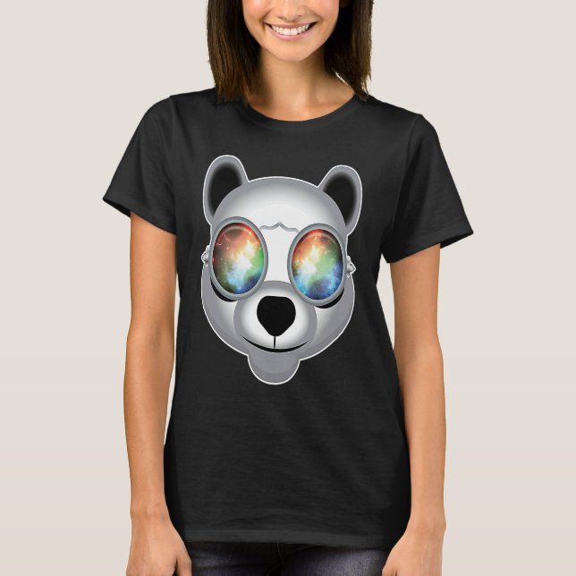 T-shirt Rave Panda Techno Tripant (Devant)