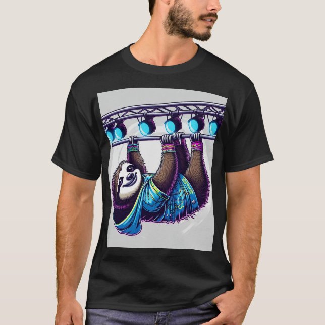 T-shirt Rave Sloth - Gréeur (Devant)
