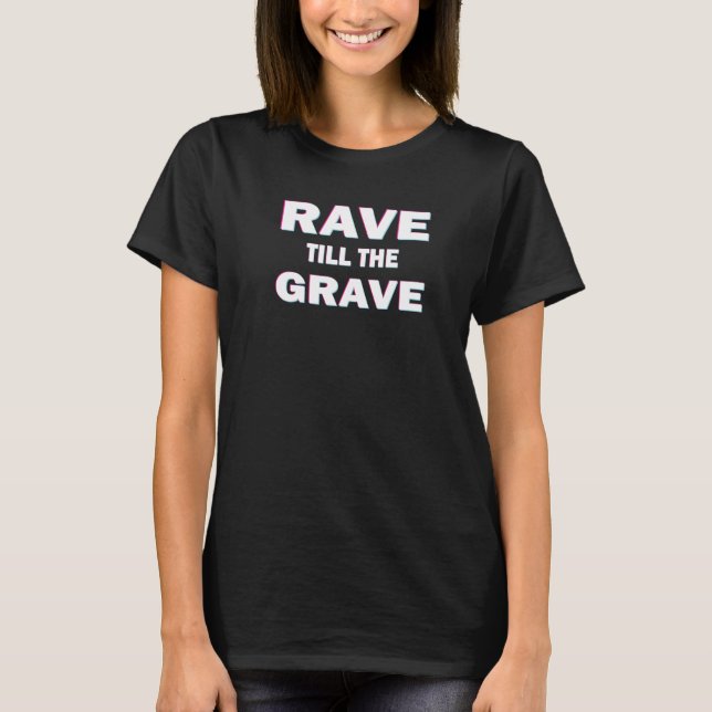 T-shirt Rave Trippy Hardcore Hardcore Techno (Devant)