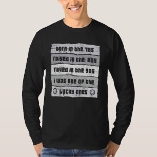 T-shirt Raved Dans Les Années 90 Old Skool Raver Raving Ol
