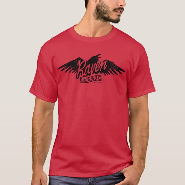 T-shirt Raven Brewing Company (Devant)