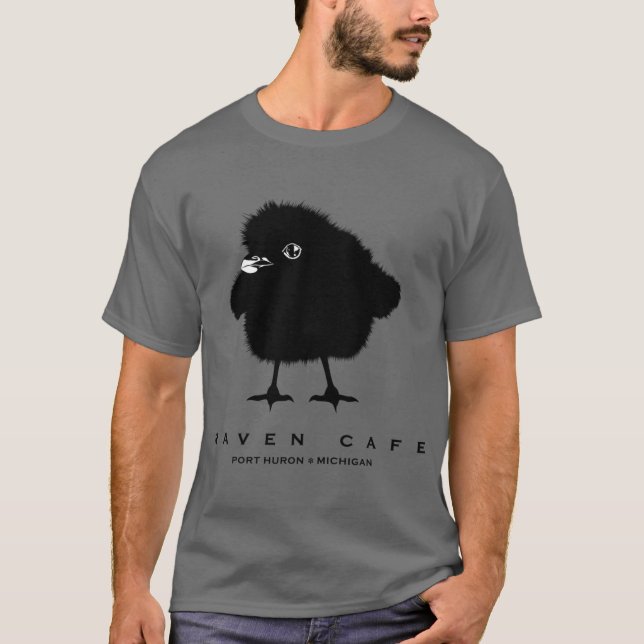 T-shirt Raven Chick Surdimensionné (Devant)