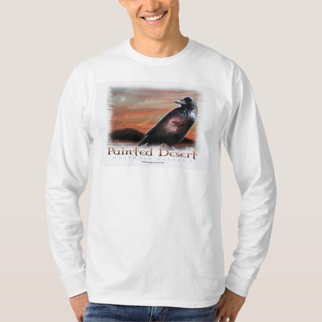 T-shirt Raven du désert peint (Devant)