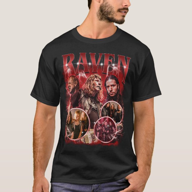 T-shirt Raven - English heavy metal band (Devant)