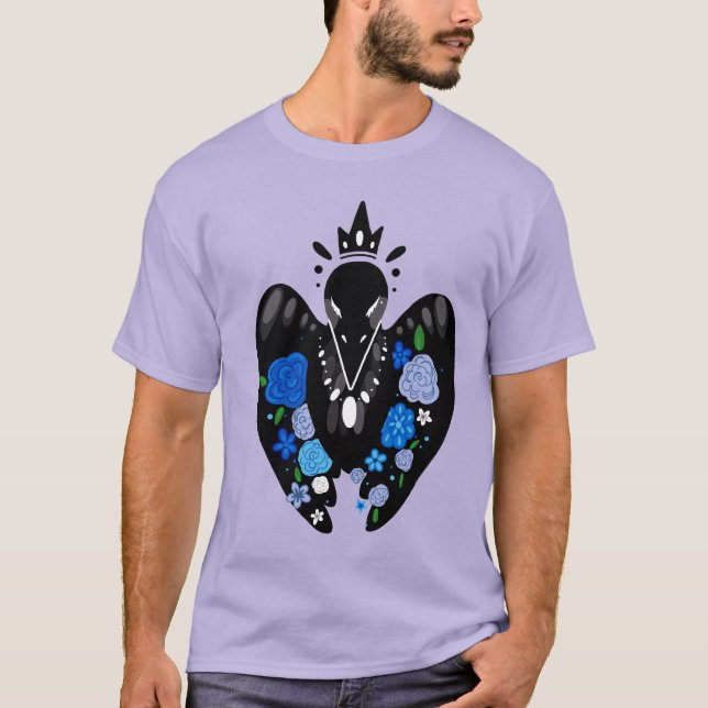T-shirt Raven floral (Devant)