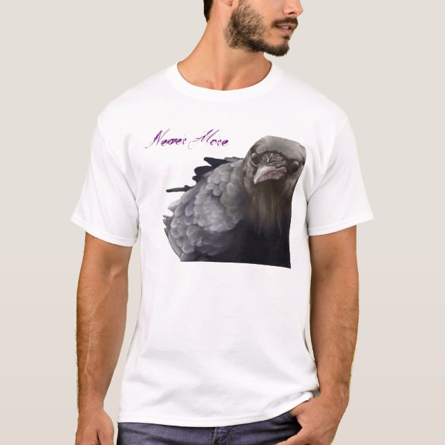 T-shirt Raven, jamais plus (Devant)