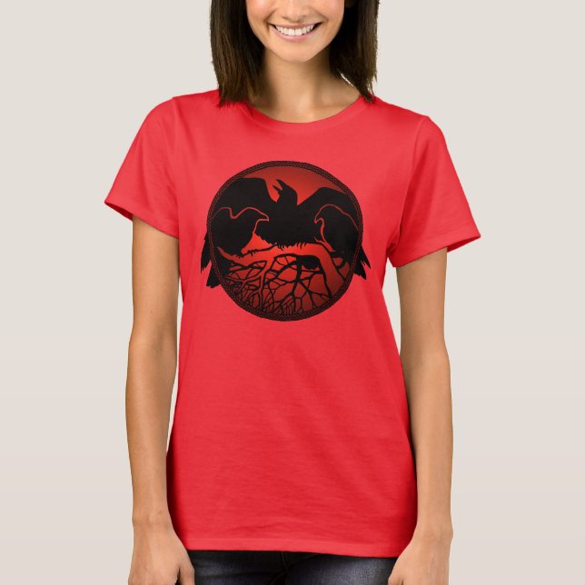T-shirt Raven pour femmes Raven Art Organic Shirts (Devant)