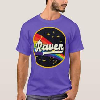T-shirt Raven Rainbow dans l'espace Style Vintage