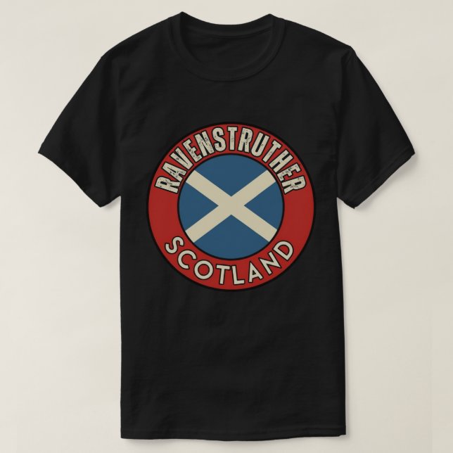 T-shirt Ravenstruther, Écosse (Design devant)