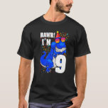 T-shirt Raw I'm 9 Birthday Boy Dinosaur 9 year old Kids<br><div class="desc">Raw I'm 9 Birthday Boy Dinosaur Enfants de 9 ans.</div>