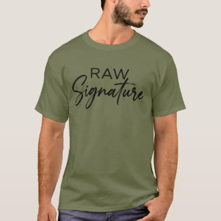 T-shirt Raw Signature Artistic Logo Tee