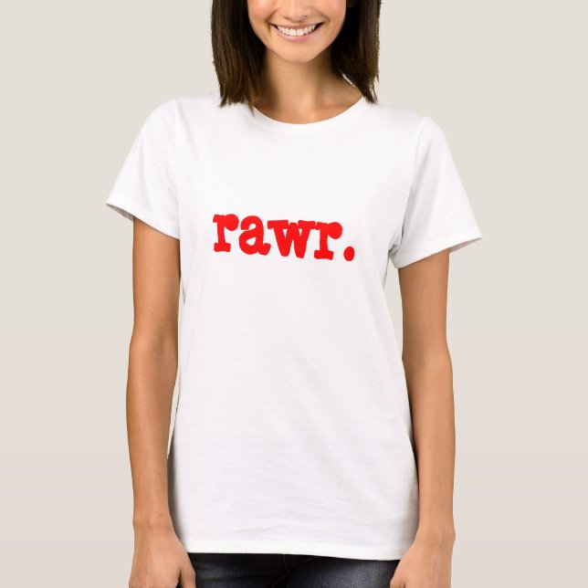 T-shirt rawr. (Devant)