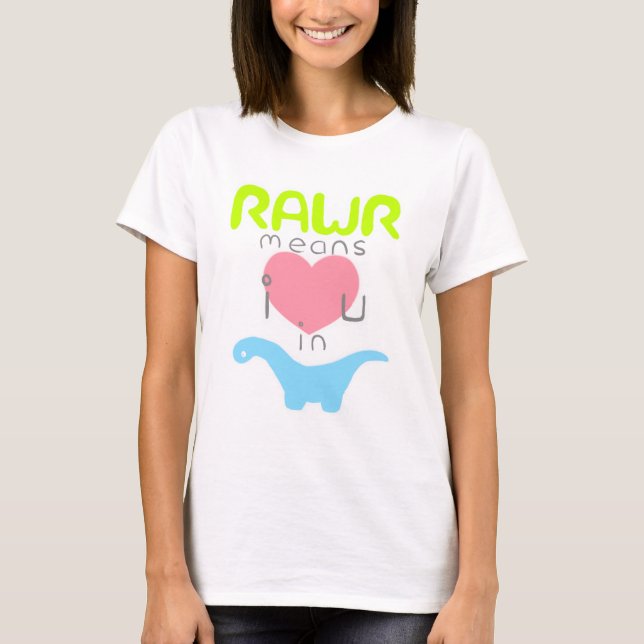 T-shirt Rawr (Devant)