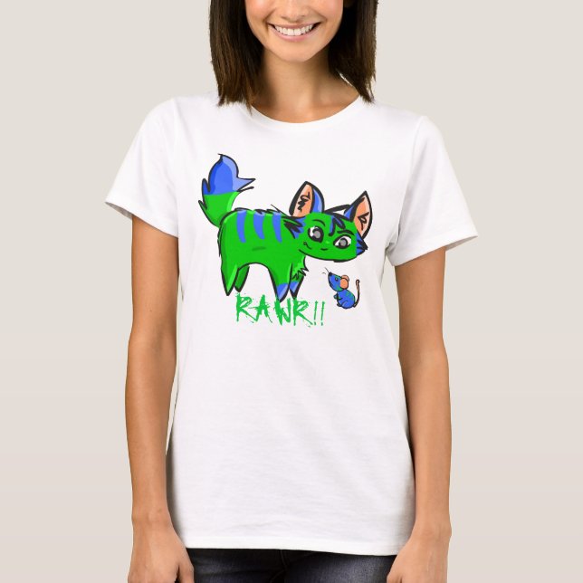 T-shirt Rawr et souris - RAWR ! ! (Devant)