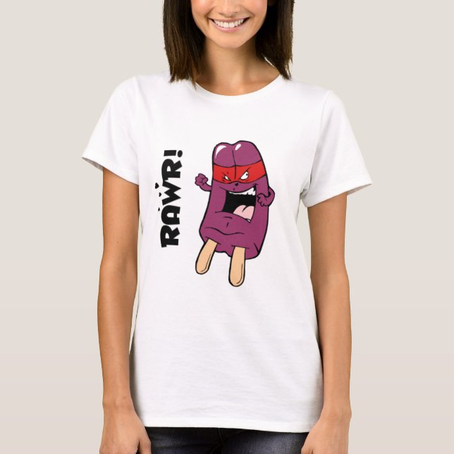 T-shirt RAWR ! Glace de Ninja (Devant)