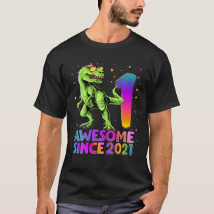 T-shirt Rawr I'm 1 Kids 1 Year old 1st Birthday Boy T Rex