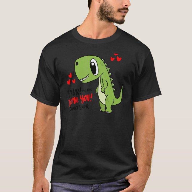 T-shirt Rawr Means (Devant)