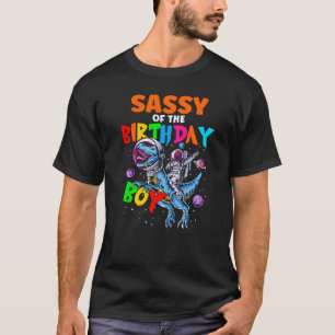 T-shirt Rawr Sassy De L'Astronaut Anniversaire Riding Di