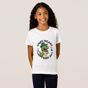 T-Shirt Rawrr Signifie Joyeux Jour Dino