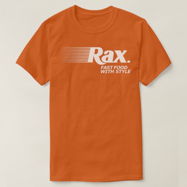 T-shirt Rax Restaurant Design 80s et 90s Defunct Restaura (Design devant)