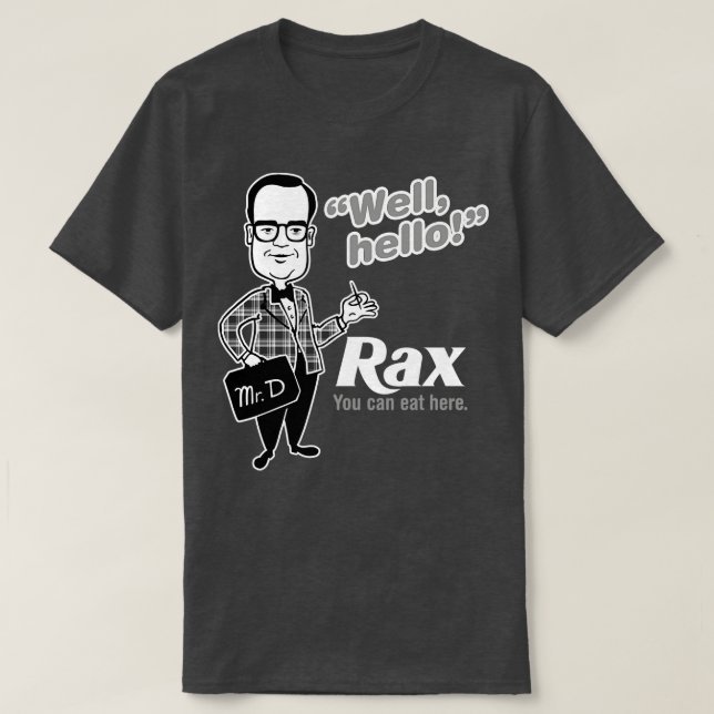 T-shirt Rax Roast BeefDélicieuse restauration rapide vinta (Design devant)