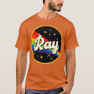 T-shirt Ray Rainbow dans l'espace Style Vintage