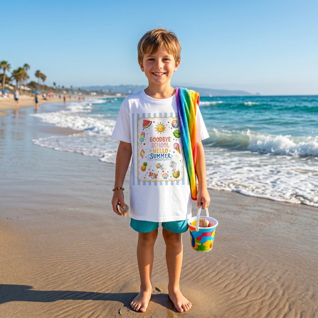 T-Shirt rayé pour la fête de fin d'école  (Créateur téléchargé)