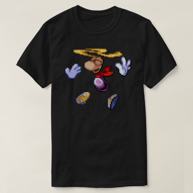 T-shirt Rayman (original) - Sticker volant.png (Design devant)