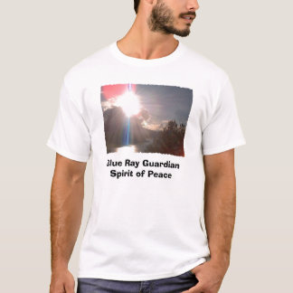 T-shirt Rayon bleu GuardianSpirit de paix