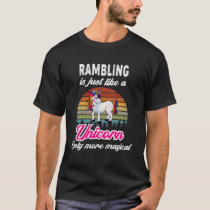 T-shirt Rayon de soleil Vintage Unicorne rétro