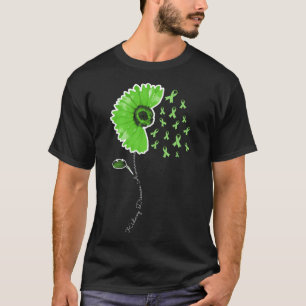 T-shirt Rayon de tournesol vert du guerrier de la maladie