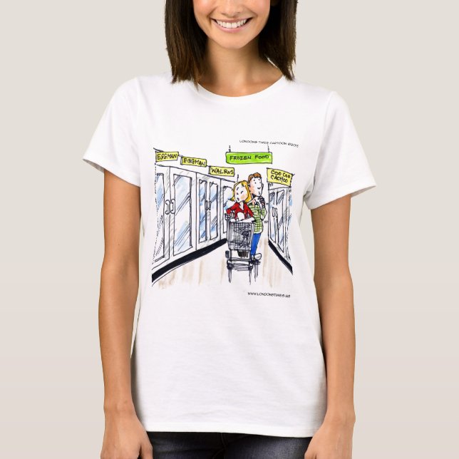 T-shirt Rayon des Aliments Surgelés du Morse Funèbre (Devant)