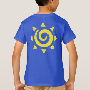 T-shirt Rayon spiral soleil Art