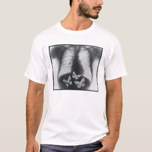 T-shirt Rayon X des papillons dans l'estomac