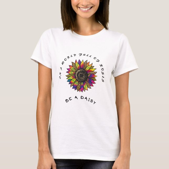 T-shirt Rayonner comme le tournesol (Devant)