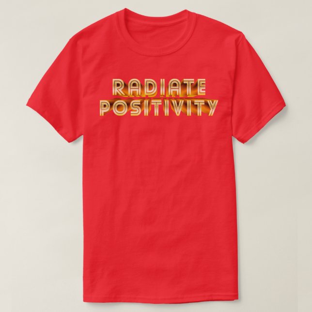 T-shirt Rayonner de positivité (Design devant)