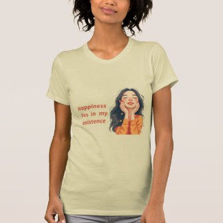 T-shirt Rayonner de positivité et de vibrations ensoleillé