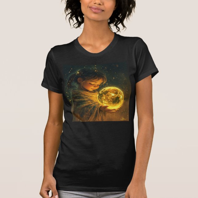 T-shirt Rayonner l'Amour Dans Le Monde – Lumière de l'Enfa (Devant)